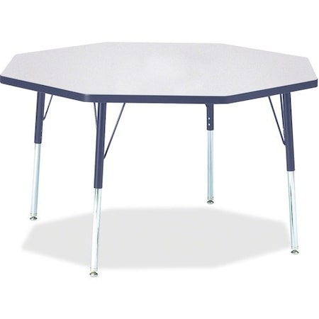 Jonti-Craft TABLE, OCTAGON, 48X48, GY/NY JNT6428JCA112